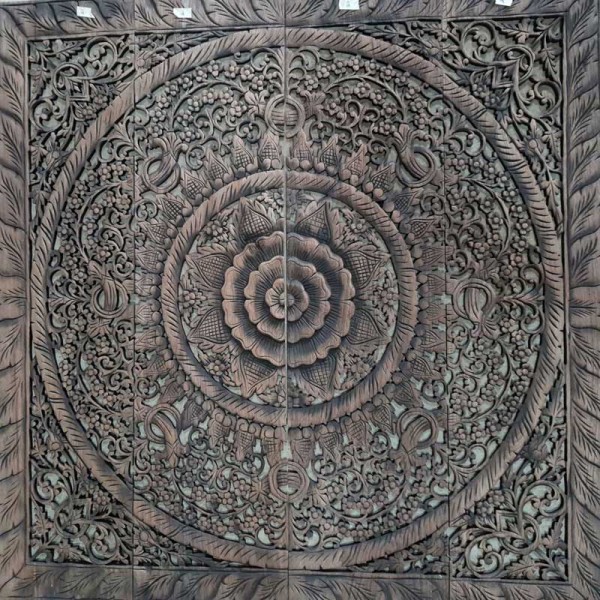 Mandala Holzbild 120 cm
